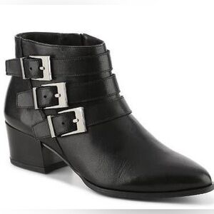 VIA SPIGA Vinicio Black Safari genuine leather booties | size 8